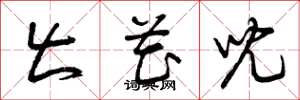 曾庆福出花儿草书怎么写