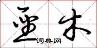曾庆福圣木草书怎么写
