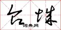 曾庆福台城草书怎么写