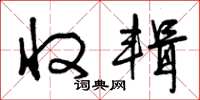 曾庆福收辑草书怎么写