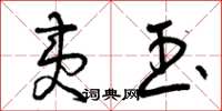 曾庆福夷玉草书怎么写
