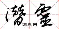 朱锡荣潜灵草书怎么写