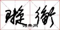 朱锡荣璇衡草书怎么写