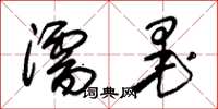 朱锡荣濡墨草书怎么写
