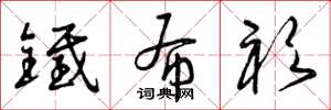 曾庆福铁布衫草书怎么写