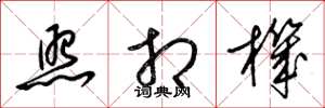 梁锦英照相机草书怎么写