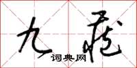 梁锦英九藏草书怎么写