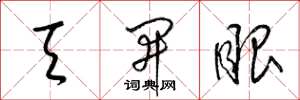 梁锦英天开眼草书怎么写