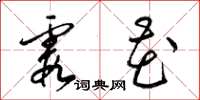 梁锦英霞花草书怎么写