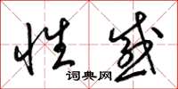梁锦英性感草书怎么写