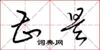梁锦英甚是草书怎么写