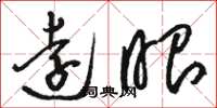 骆恒光远眼草书怎么写
