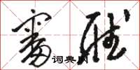 骆恒光审听草书怎么写