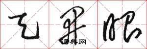 骆恒光天开眼草书怎么写