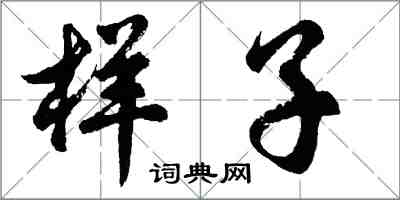 胡问遂样子行书怎么写