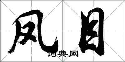 胡问遂凤目行书怎么写