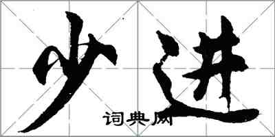 胡问遂少进行书怎么写
