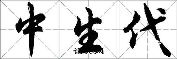 胡问遂中生代行书怎么写