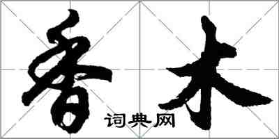 胡问遂香木行书怎么写