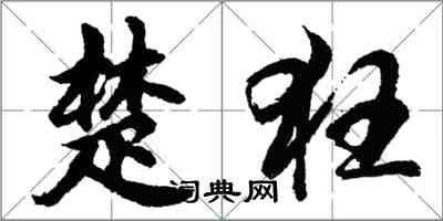 胡问遂楚狂行书怎么写
