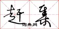 王冬龄赶集草书怎么写