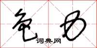 王冬龄色力草书怎么写