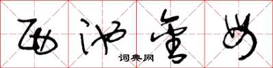 王冬龄西池金母草书怎么写
