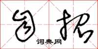 王冬龄自招草书怎么写