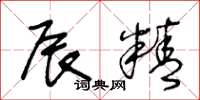 王冬龄辰精草书怎么写