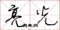 王冬龄亮光草书怎么写