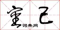 王冬龄审己草书怎么写