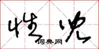 王冬龄性儿草书怎么写