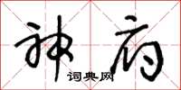 王冬龄神府草书怎么写