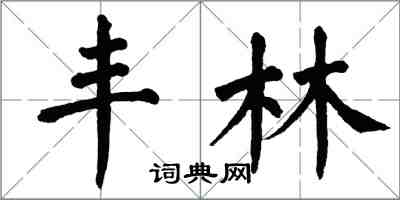 翁闿运丰林楷书怎么写
