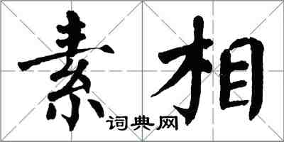 翁闿运素相楷书怎么写
