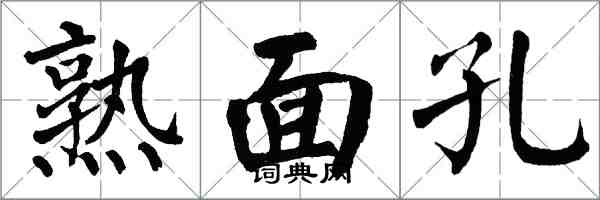 翁闿运熟面孔楷书怎么写