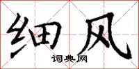 丁谦细风楷书怎么写