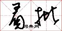 刘少英眉批草书怎么写
