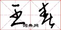 刘少英王春草书怎么写