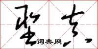 刘少英圣真草书怎么写