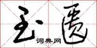 刘少英玉匮草书怎么写