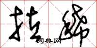 刘少英拉稀草书怎么写