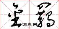 刘少英金羁草书怎么写
