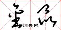 刘少英金晶草书怎么写