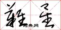 刘少英难星草书怎么写