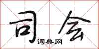 段相林司会行书怎么写
