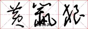 刘少英黄鼠狼草书怎么写