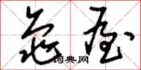 刘少英龟屋草书怎么写