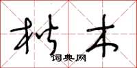 王冬龄楷木草书怎么写