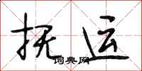 段相林抚运行书怎么写